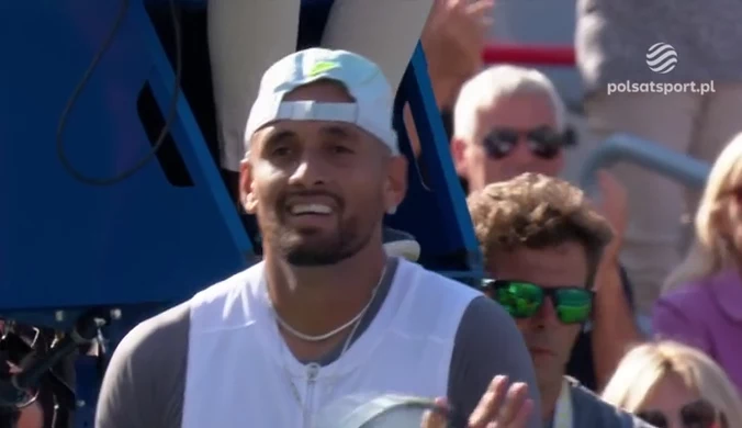 Nick Kyrgios - Daniił Miedwiediew 2:1. WIDEO (Polsat Sport)