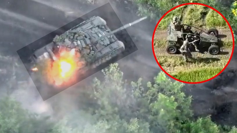 Ukraińcy zrzucają z dronów granaty w słoikach po ogórkach, przerabiają pojazdy transportowe na wyrzutnie rakiet, a teraz nawet wykorzystują pickupy i buggy do niszczenia czołgów jeden po drugim.