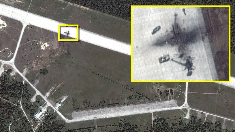 Dwa dni temu na lotnisku Ziabrowka na Białorusi doszło do serii eksplozji. Całe to wydarzenie zostało utajnione przez władze, ale najnowsze zdjęcia satelitarne ujawniają, co tak naprawdę się tam stało.