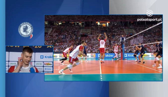 Kamil Semeniuk: To świadczy o geniuszu naszego rozgrywającego. WIDEO (Polsat Sport)