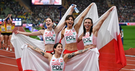 Na zakończenie lekkoatletycznych mistrzostw Europy w Monachium wspaniały prezent polskim kibicom sprawiły sztafety 4x100 m. Panie wywalczyły srebrny medal, a panowie sięgnęli po brąz. Obie ekipy ustanowiły rekordy Polski.
