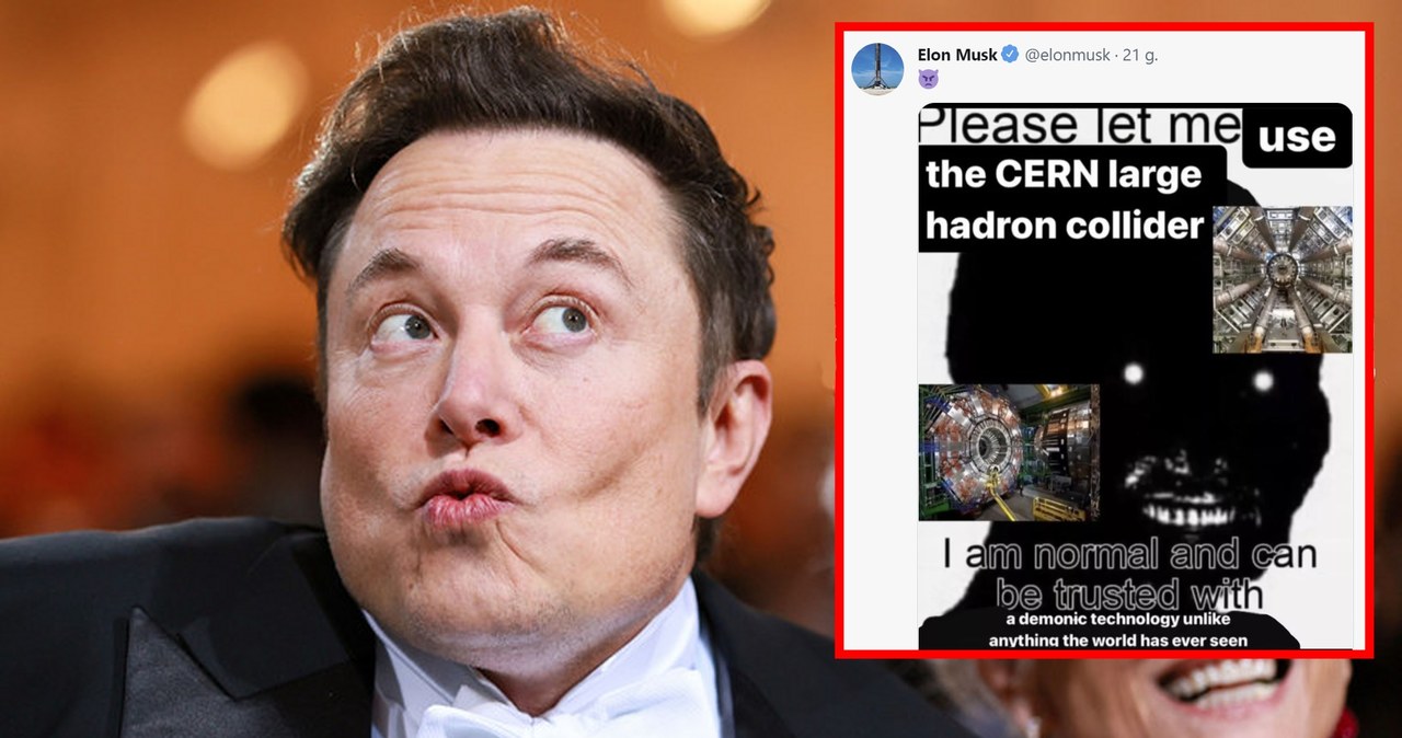 Elon Musk popełnił kolejny kontrowersyjny post na Twitterze. Tym razem wezwał do umożliwienia mu dostępu do Wielkiego Zderzacza Hadronów. Czy chce z jego pomocą zniszczyć ludzkość?