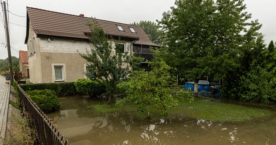 Po nocnych opadach deszczu znów wystąpiła z koryta niewielka rzeka Czarna Woda w Strzelcach na Dolnym Śląsku. Ta wieś została zalana podczas ulew, które w weekend przeszły nad Polską. Obawy mieszkańców rosną, ponieważ opady deszczu nie ustępują, a woda zaczęła już zalewać domy.