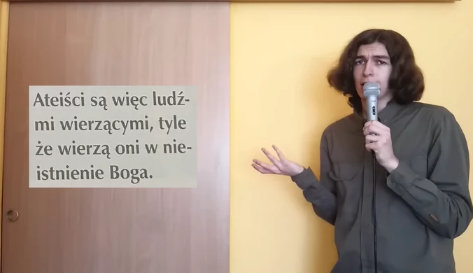 Stworzył hit z fragmentów podręcznika do HiT. Nagranie podbija sieć