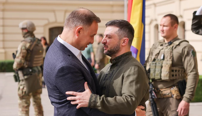 Prezydent Duda w Kijowie. Do Ukrainy przybył na zaproszenie Zełenskiego