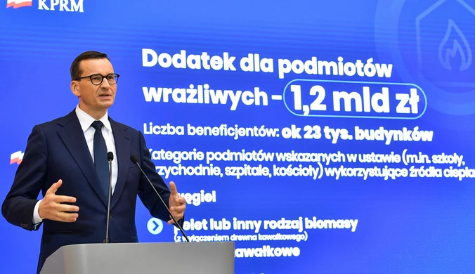 Morawiecki: Przyjęliśmy dwie ustawy dot. dopłat do energii