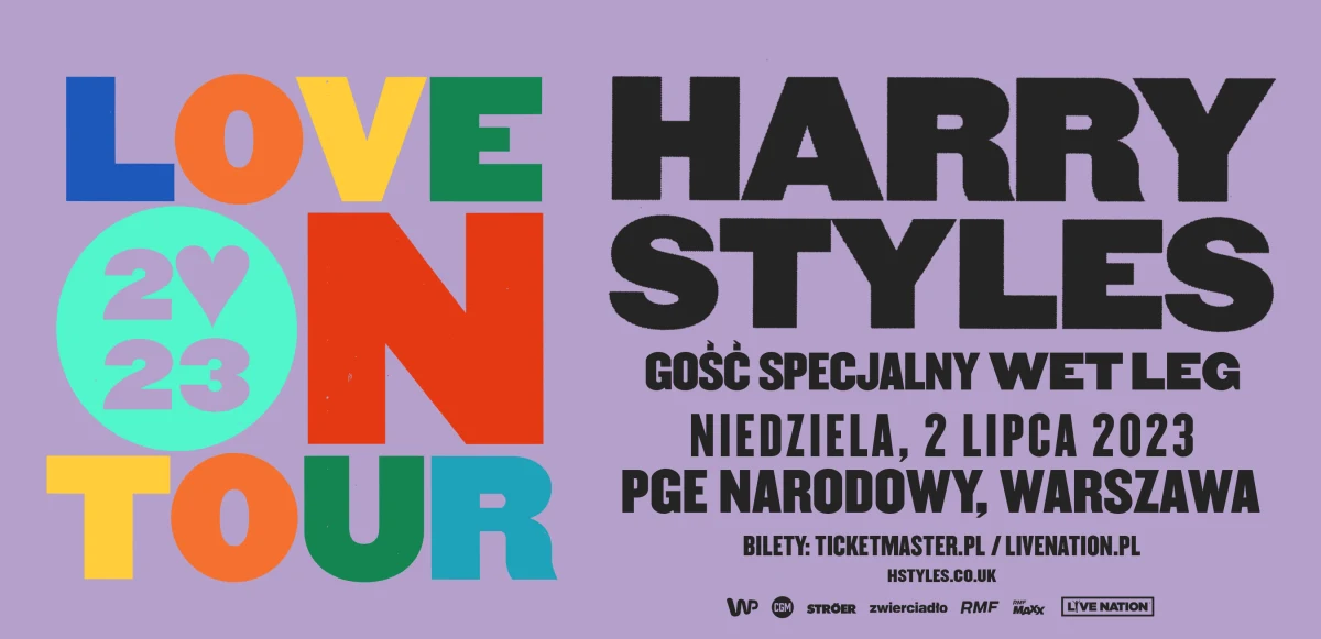 Harry Styles ogłosił kontynuację trasy Love On Tour. Artysta zagra w 19 europejskich krajach, a także w Austin, Chicago, São Paulo i Limie. Prawdziwa gratka czeka polskich fanów gwiazdy. Harry Styles wystąpi w Warszawie na PGE Narodowym!