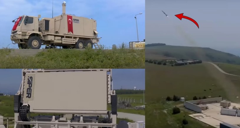 Türkiye, SIPER füzesavar savunma sistemini Rus S-400 ile rekabet halinde başarıyla test etti - bu olayın internette yayınlanan bir videosunda, füzelerin 7.92 km yükseklikte yüksek hızlı bir hedefe ulaştığını görebiliyoruz.