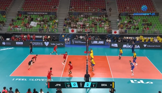 Brazylia - Japonia 3:0 - SKRÓT. WIDEO (Polsat Sport)