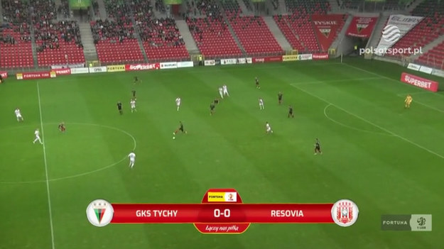 GKS Tychy - Apklan Resovia Rzeszów 1-1. Skrót meczu w ramach rozgrywek Fortuna 1 Ligi.