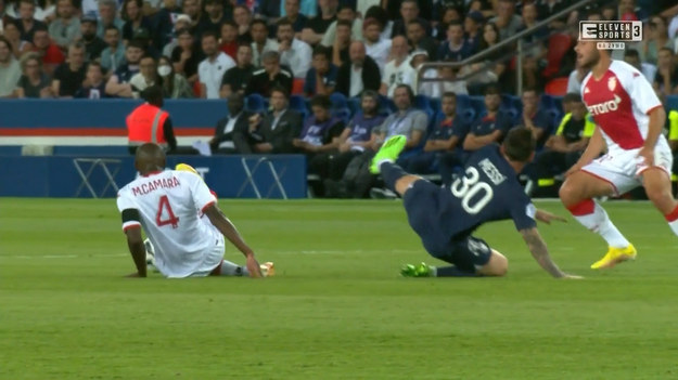 Skrót meczu PSG - AS Monaco 1-1.