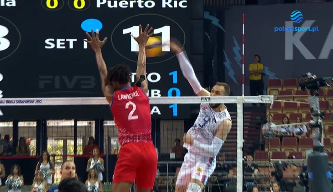 Serbia - Portoryko 3:0 - SKRÓT. WIDEO (Polsat Sport)