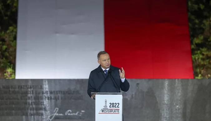 Duda: Na Westerplatte spotykamy się, żeby po raz kolejny ostrzec świat