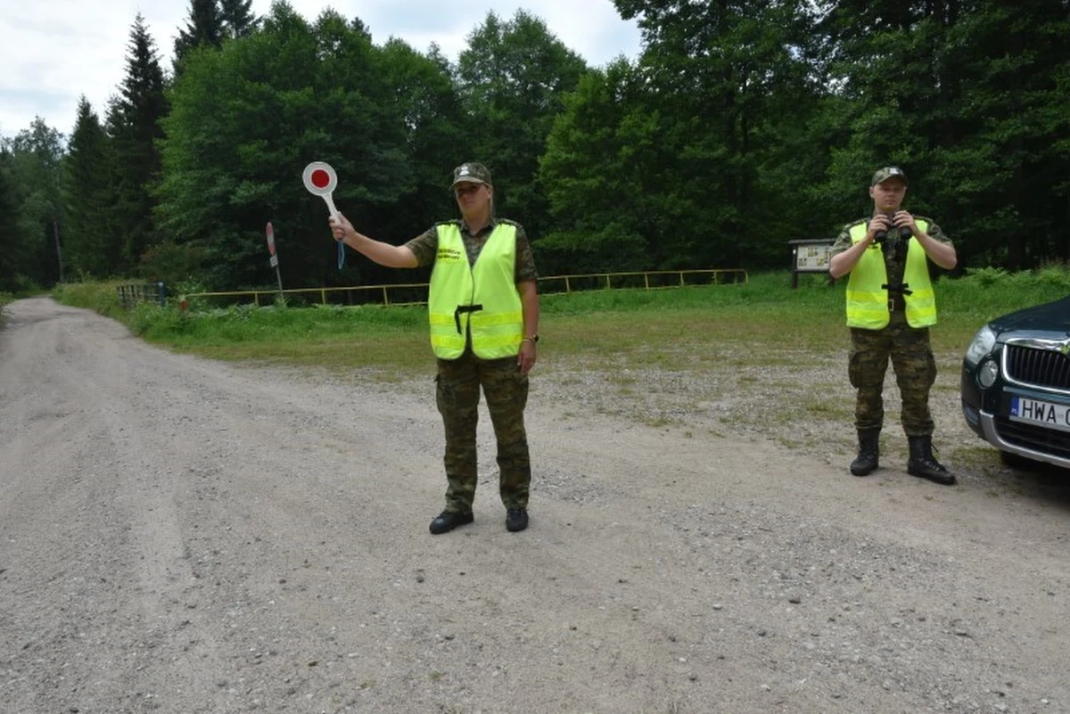 Funkcjonariusze z placówki Straży Granicznej w Dubeninkach zatrzymali nielegalnych imigrantów. Cudzoziemcy przekroczyli granicę z Litwy do Polski. 