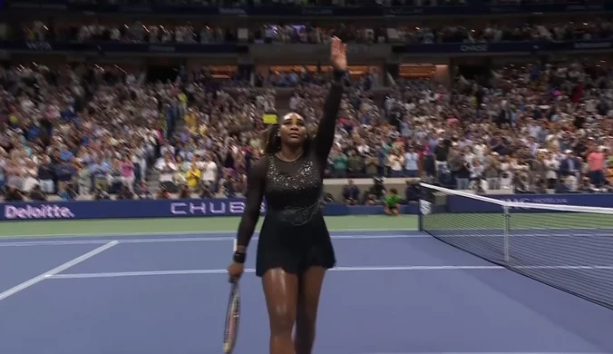 Serena Williams pożegnalna scena podczas US Open