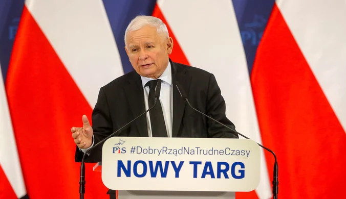 Jarosław Kaczyński w Nowym Targu. Prezes PiS zaczął od żartu