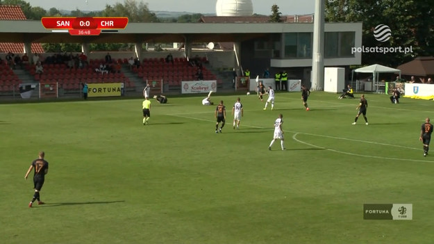 Sandecja Nowy Sącz - Chrobry Głogów 0:1. Skrót meczu Fortuna 1 Ligi.

