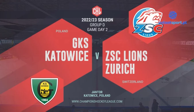 GKS Katowice - Lions Zurich. Skrót meczu. WIDEO (Polsat Sport) 