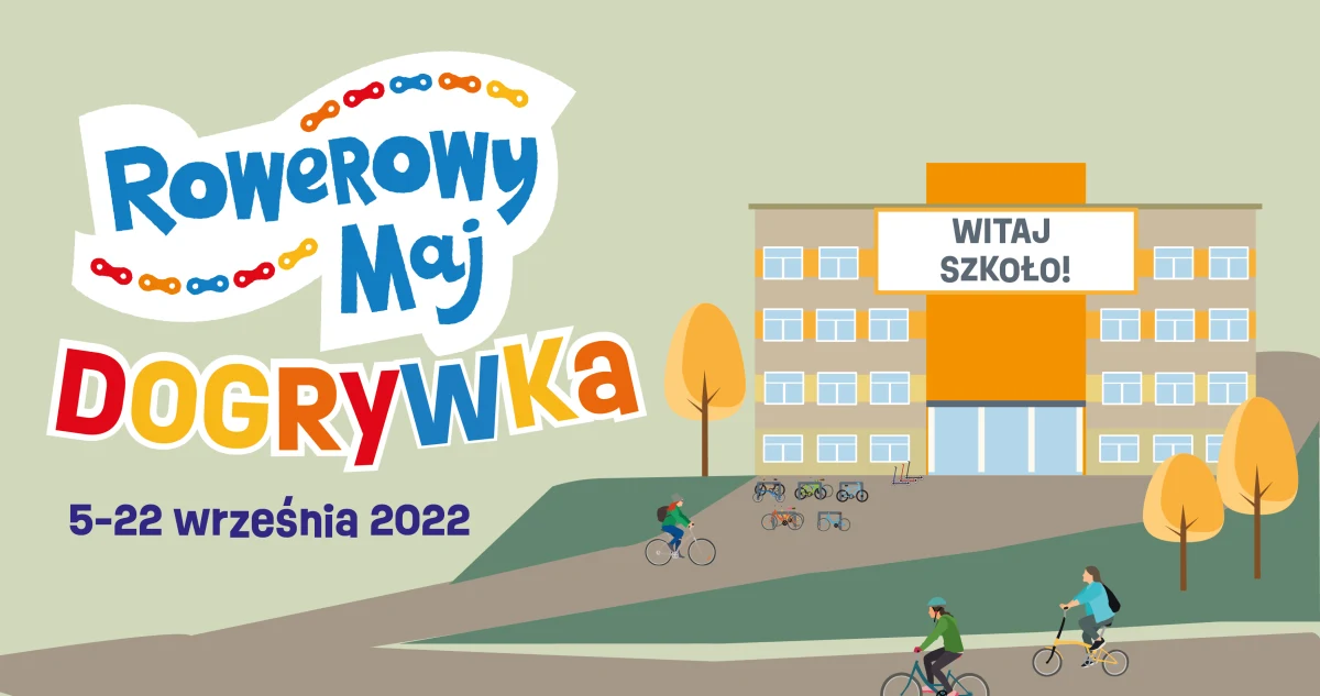 Dogrywka akcji Rowerowy Maj wystartowała! W ramach akcji najmłodsi wrocławianie zachęcani są do aktywnego dojeżdżania do szkoły czy przedszkola. W tym roku majowa kampania zostaje wydłużona o początek września. Szkoły i przedszkola, które do 22 września wykonają najwięcej przejazdów na rowerze, hulajnodze, wrotkach czy rolkach, otrzymają atrakcyjne nagrody.