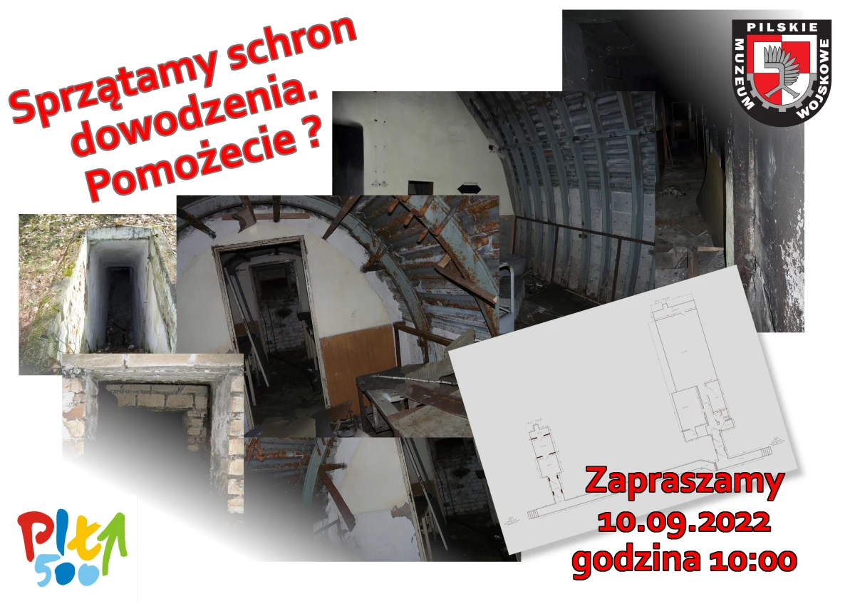 Pilskie Muzeum Wojskowe zaprasza mieszkańców Piły i okolic do uporządkowania tajnego, podziemnego schronu dowodzenia USD zlokalizowanego na tamtejszym lotnisku. Przemysław Olszyński, dyrektor instytucji mówi, że to doskonała propozycja dla chętnych na ciekawe spędzenie czasu.