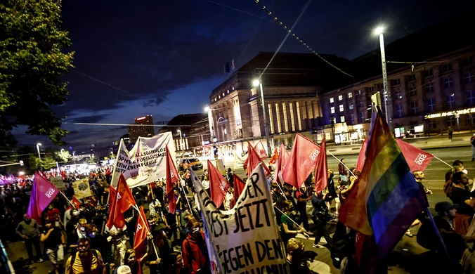 Niemcy: Protesty przeciwko wysokim cenom energii. Nie obyło się bez awantur