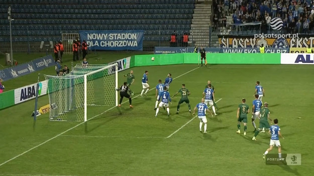 Ruch Chorzów - Zagłębie Sosnowiec 2:0. Skrót meczu Fortuna 1 Ligi.