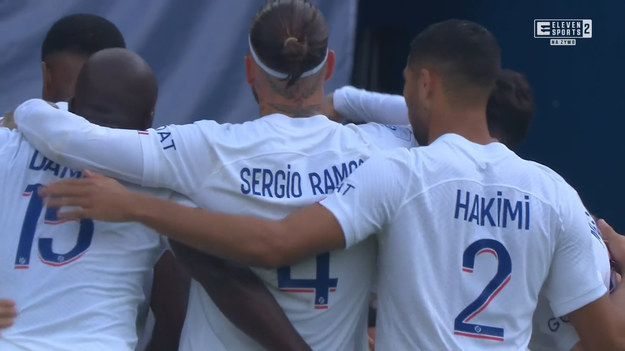 Skrót meczu PSG - Brest 1-0.