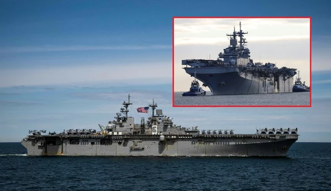 Wielki okręt USA w gdyńskim porcie. USS Kearsarge w Polsce