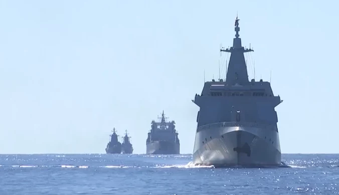 Niszczyciele i fregaty na Pacyfiku. Rosja i Chiny prowadzą wspólne manewry