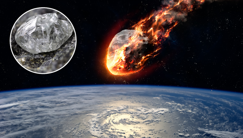Las colisiones planetarias podrían haber enviado diamantes extremadamente duros a la Tierra