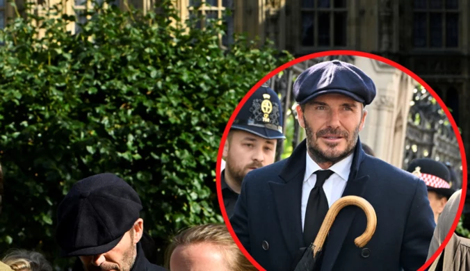 David Beckham oddał hołd Elżbiecie II. Stał 12 godzin w kolejce