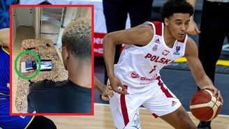 Polski koszykarz z NBA wspierał reprezentacje. Przypadkowo zdradził, co czyta!