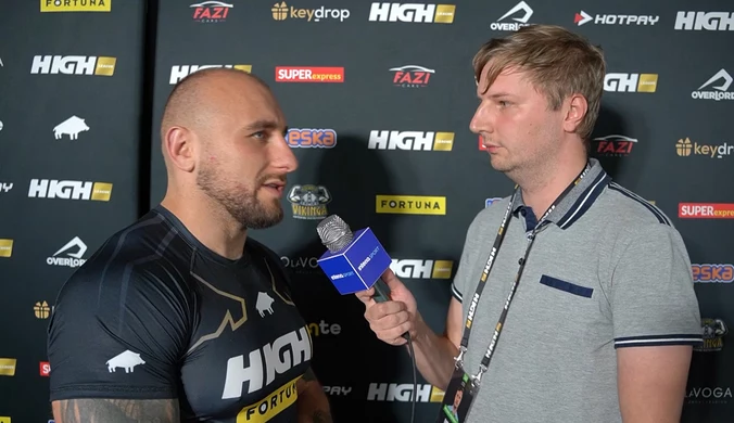 High League 4. Konrad Karwat po walce z Radosławem Słodkiewiczem Taki był plan. WIDEO