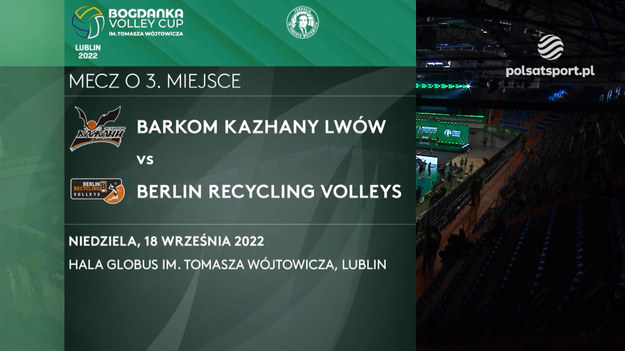 Skrót meczu Berlin Recycling Volleys - Barkom-Każany Lwów.