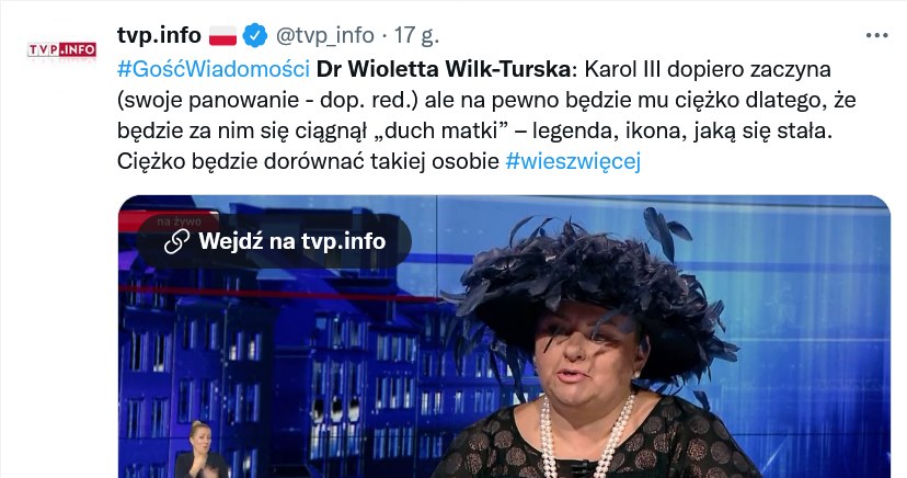 /Twitter @tvp_info /Twitter