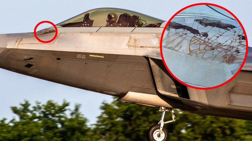 Podczas pokazów lotniczych w amerykańskim Oshkosh doszło do bardzo niebezpiecznej sytuacji dla Sił Powietrznych USA. Spotterzy sfotografowali uszkodzone poszycie myśliwca F-22, który posiada tajną technologię Stealth, sprawiającą, że maszyna jest "niewidoczna dla radarów".