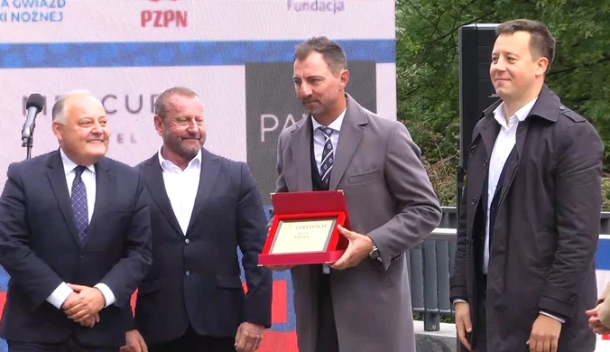 Dudek i Piszczek w Alei Gwiazd. "Ci panowie z przodu byli moimi idolami". Wideo