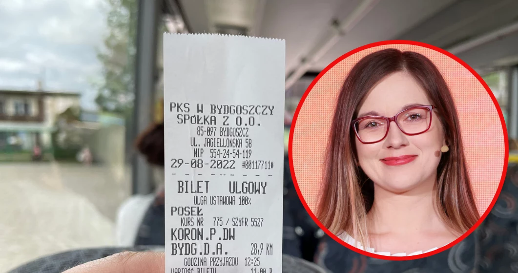 Posłanka Lewicy Paulina Matysiak promuje jazdę transportem zbiorowym i uważa, że na pokłady autobusów i pociągów powinno wsiadać więcej polityków