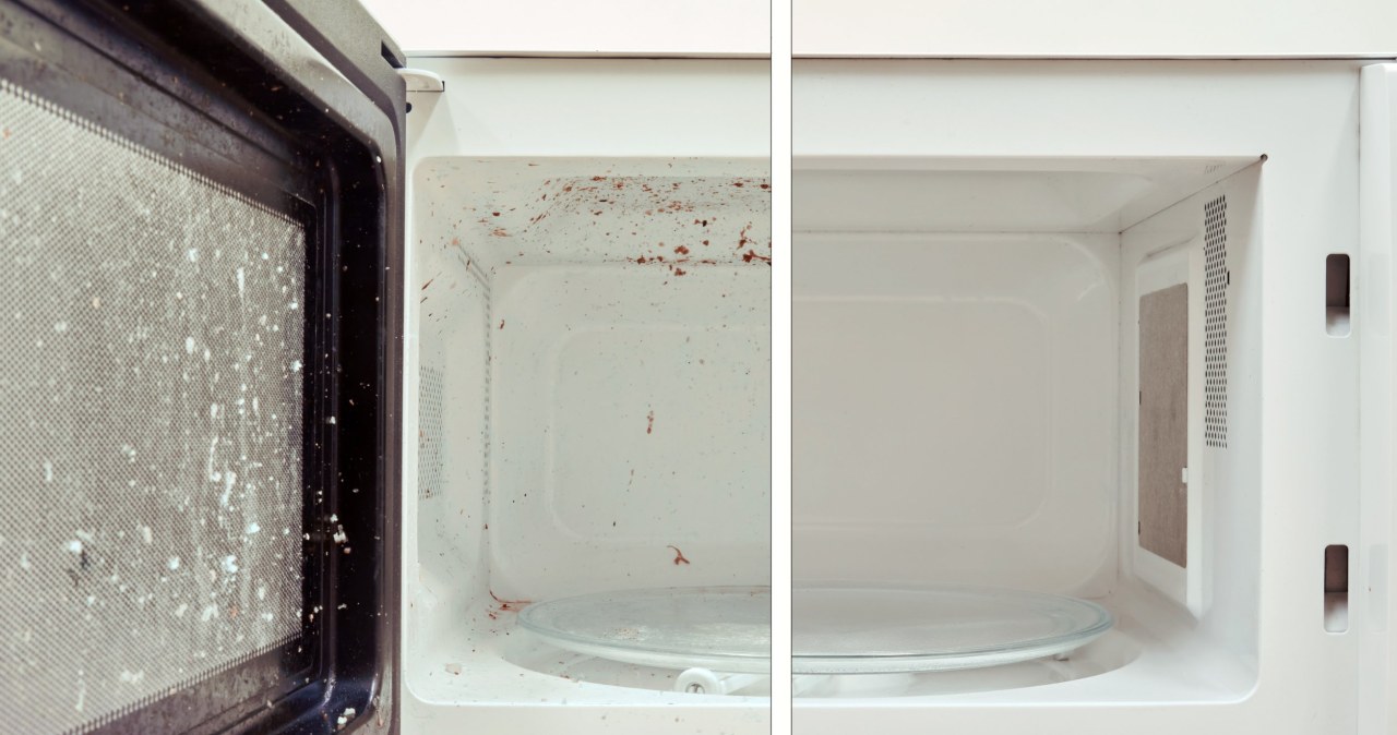 Jak gwałtownie wyczyścić mikrofalę? Brud zniknie w 2 minuty