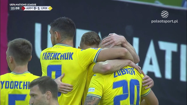 Armenia - Ukraina 0:5. Skrót meczu Ligi Narodów.