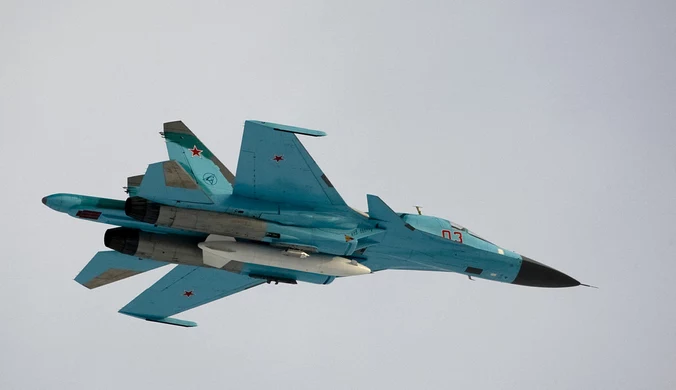 Ukraińskie wojska zestrzeliły rosyjski myśliwiec Su-34