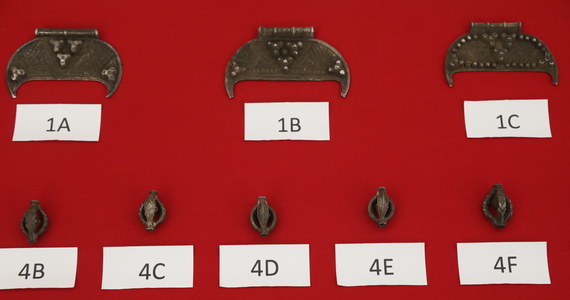 Wczesnośredniowieczną biżuterię ze srebra i brązu, odnalezioną w okolicach Brańska na Podlasiu, odzyskała policja we współpracy z Krajową Administracją Skarbową. Paciorki srebrne i szklane, bransoletka, pierścionek, półkoliste zausznice, łańcuszek znajdowały się w glinianym garnku.

