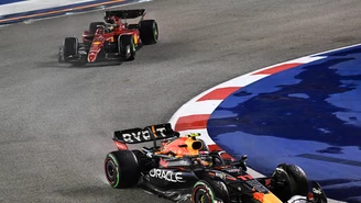 F1. Sergio Perez zwycięzcą GP Singapuru. Na podium dwóch kierowców Ferrari