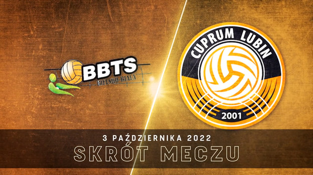 Oto skrót meczu BBTS Bielsko-Biała - Cuprum Lubin 1:3 (23:25, 23:25, 31:29, 22:25).