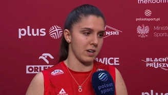 Sladjana Mirković: Jestem dumna ze swojej drużyny. WIDEO (Polsat Sport)