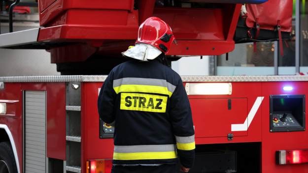 Pożar w Polkowicach. 2 osoby ranne