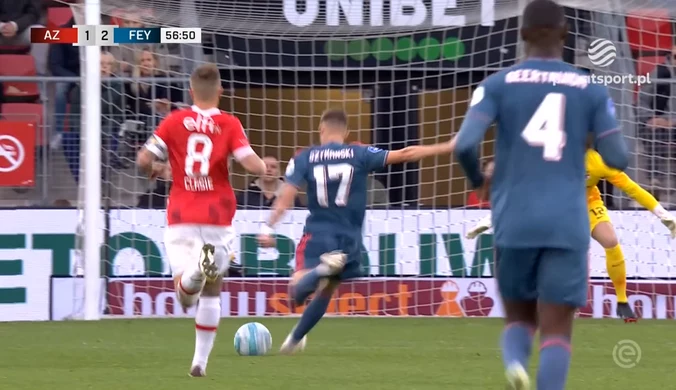 AZ Alkmaar - Feyenoord 1-3. SKRÓT. WIDEO (Polsat Sport)