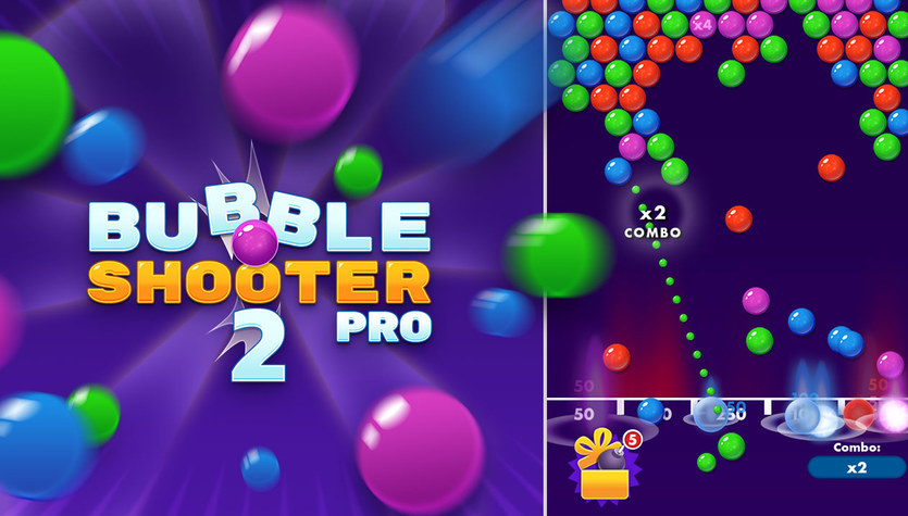 Gra w kulki za darmo Bubble Shooter Pro 2 to nowa wersja bardzo popularnej gry logicznej - Kulki. Bubble Shooter Pro 2 zaskakuje jeszcze większą ilością bąbelków i boosterów, a na dodatek posiada zupełnie nowy design! Bubble Shooter Pro 2 to nieskończone godziny zabawy.