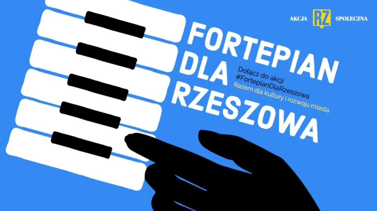 Ruszyła akcja społeczna #FortepianDlaRzeszowa. Chodzi o zebranie pieniędzy na zakup instrumentu, który przez cały rok, niezależnie od pogody, będzie mógł stać na rzeszowskim rynku i służyć mieszkańcom. Trzeba zebrać nieco ponad  80 tys. złotych.