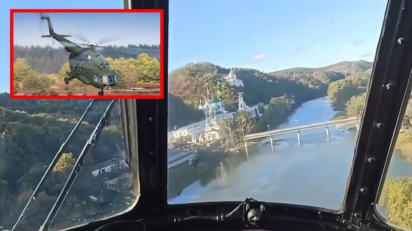 Ukraińscy piloci dysponują niesamowitymi umiejętnościami, co mogliśmy zobaczyć na własne oczy już na wielu opublikowanych filmach z pola walki. Tym razem w akcji pojawia się śmigłowiec Mi-8.